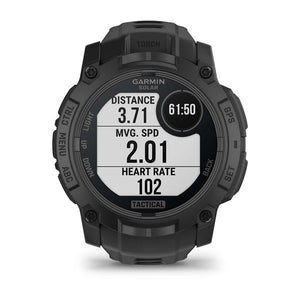 Instinct® 3 – 50 mm, Solar, Tactical Edition, Svart med Svart Rem – Garmin