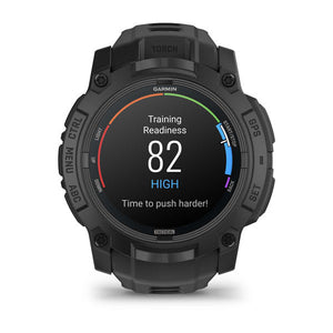 Instinct® 3 – 50 mm, AMOLED, Tactical Edition, Svart med Svart Rem – Garmin