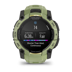 Instinct® 3 – 50 mm, AMOLED, Fern Green med Fern Green-rem – Garmin