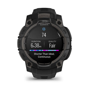 Instinct® 3 – 45 mm, AMOLED, Svart med Svart Rem – Garmin