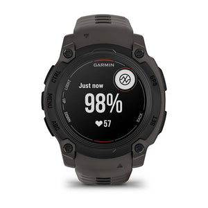 Instinct® E – 40 mm, Svart med Charcoal rem – Garmin