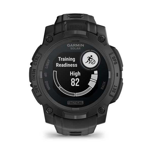 Instinct® 3 – 45 mm, Solar, Tactical Edition, Svart med Svart rem – Garmin