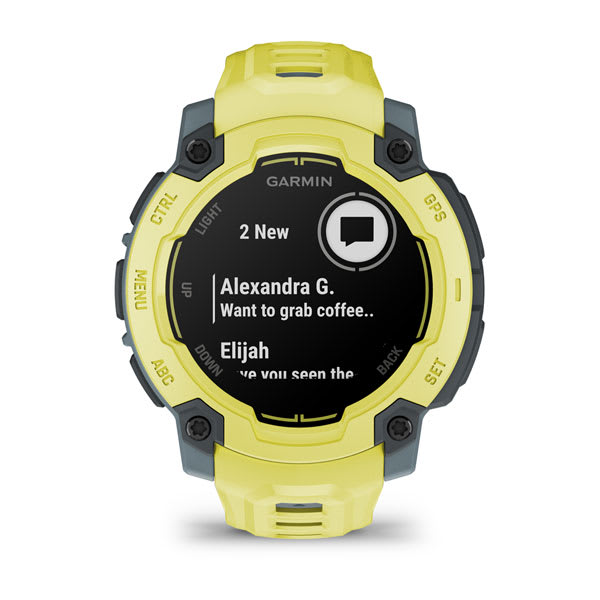Instinct® E – 45 mm, Electric Lime med Electric Lime armband – Garmin