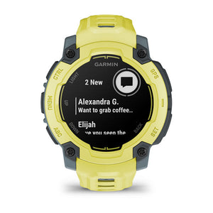 Instinct® E – 45 mm, Electric Lime med Electric Lime armband – Garmin