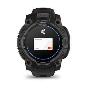 Instinct® 3 – 45 mm, AMOLED, Svart med Svart Rem – Garmin