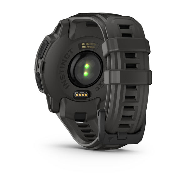 Instinct® E – 45 mm, Svart med Charcoal rem – Garmin