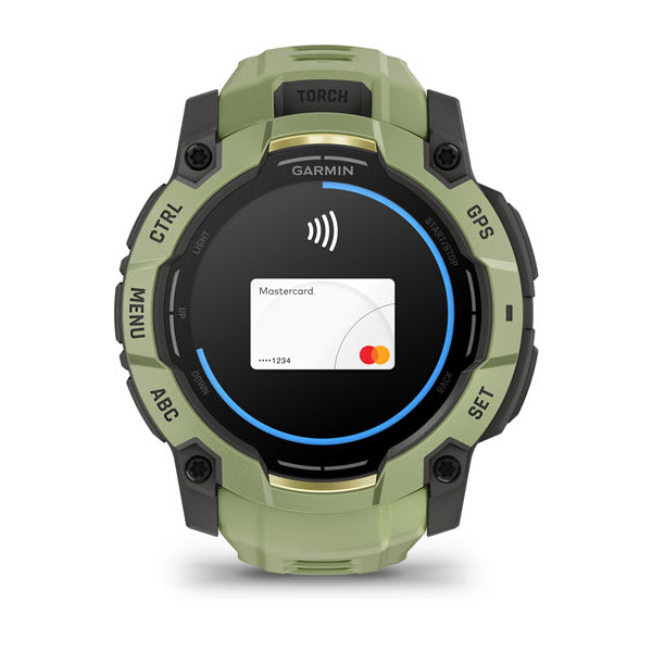 Instinct® 3 – 50 mm, AMOLED, Fern Green med Fern Green-rem – Garmin