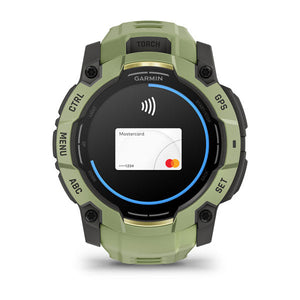 Instinct® 3 – 50 mm, AMOLED, Fern Green med Fern Green-rem – Garmin