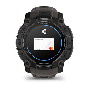 Instinct® 3 – 50 mm, AMOLED, Svart med Charcoal rem – Garmin