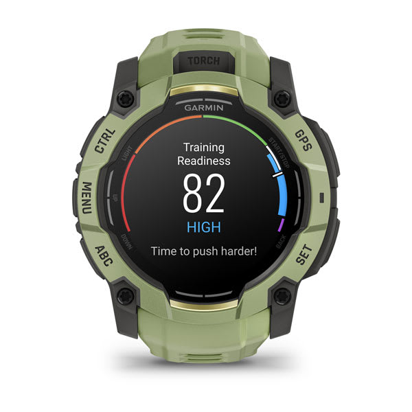 Instinct® 3 – 50 mm, AMOLED, Fern Green med Fern Green-rem – Garmin