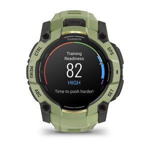 Instinct® 3 – 50 mm, AMOLED, Fern Green med Fern Green-rem – Garmin