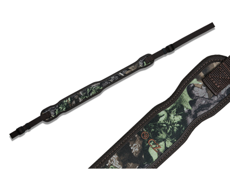 Gevärsslinga i camo nylon/gummibeläggning - CZ