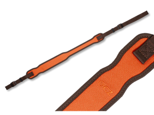 Gevärslinga i Orange nylon/gummibeläggning - CZ