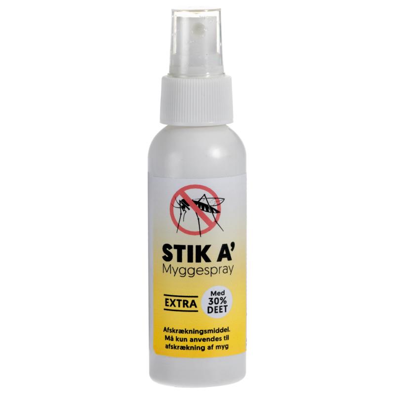 Myggspray Extra 100ml med 30% DEET - Stik A