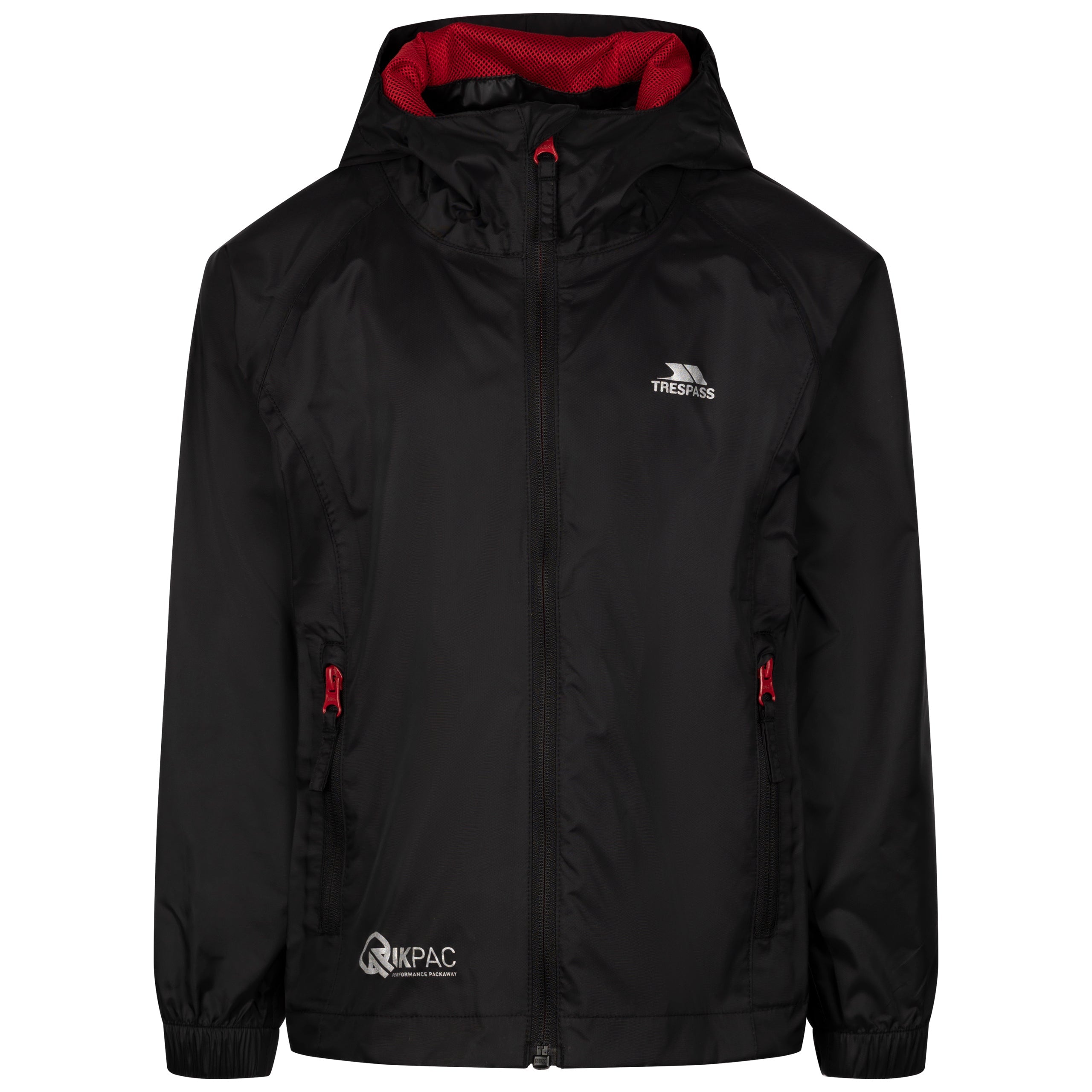 Qikpac Jacket - Black/red - Trespass