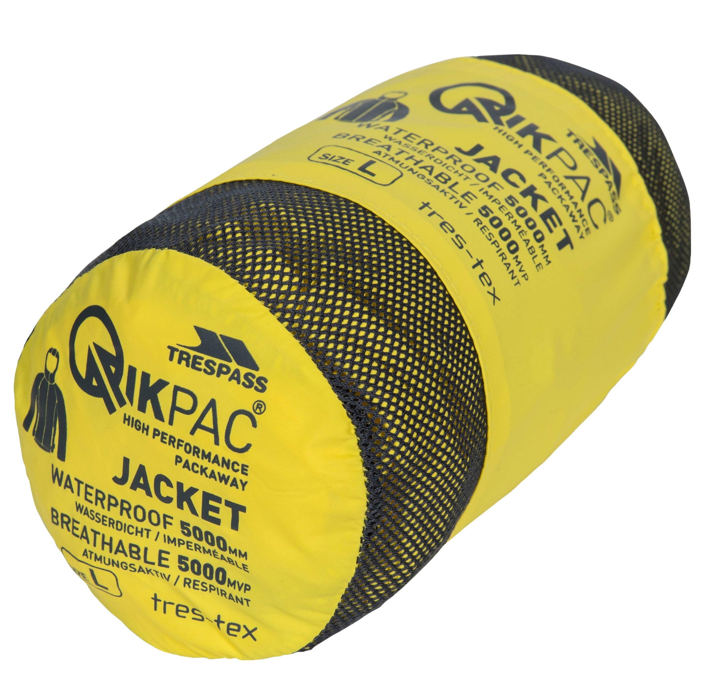 Qikpac Jacka - Yellow – Trespass
