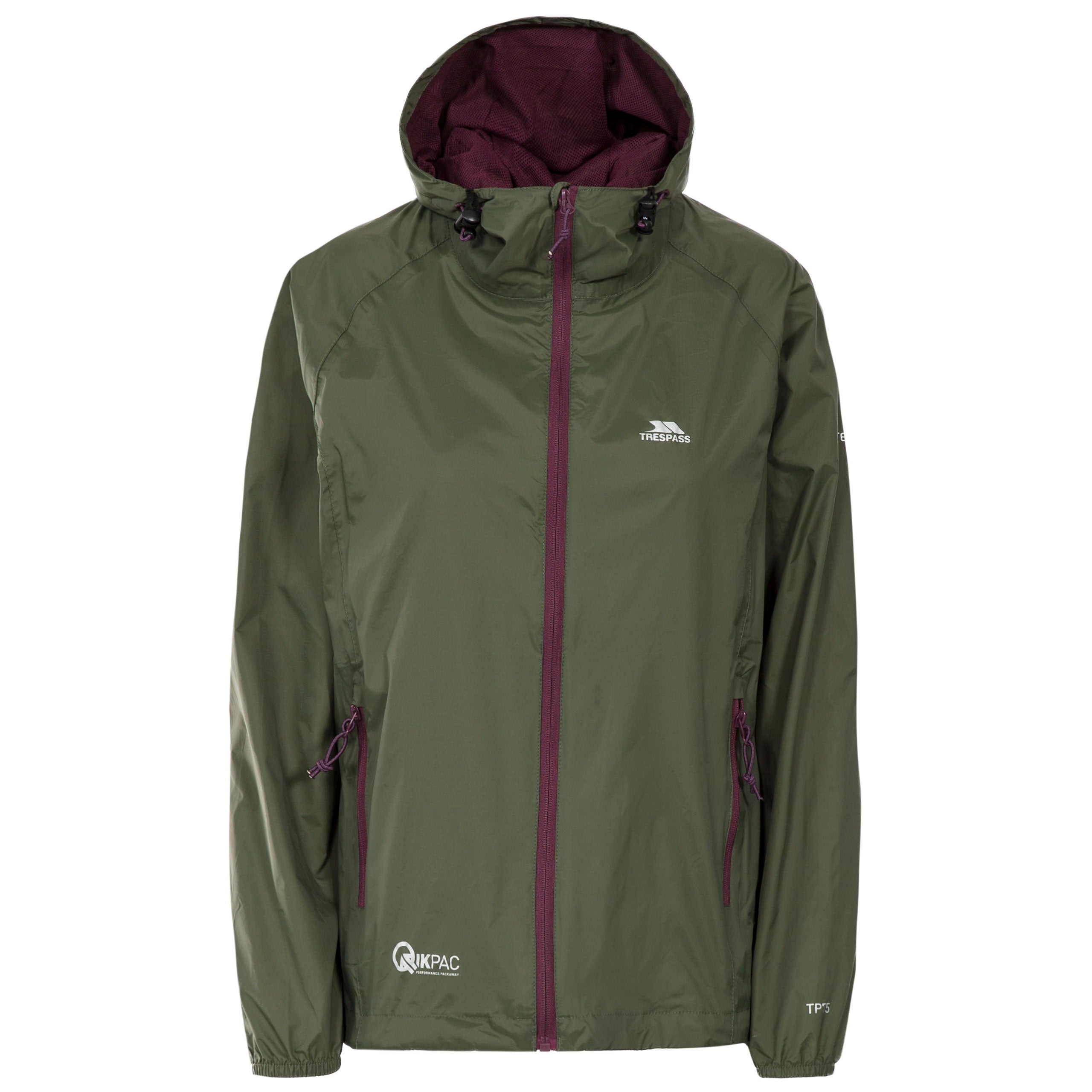 Qikpac Female Jkt - Moss - Trespass