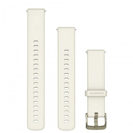 Quick Release remme (18 mm), Bone silikone, Lunar Gold Hardware 1