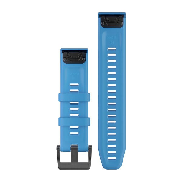 QuickFit® 22 armband, Cyan Blue silikon – Garmin