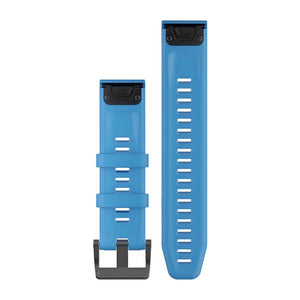 QuickFit® 22 armband, Cyan Blue silikon – Garmin