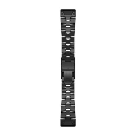 QuickFit® 26 klockarmband, Ventilerad titanlänk, Carbon Grey DLC-beläggning – Garmin