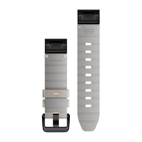 QuickFit® 20 Klockarmband, Limestone Läder – Garmin
