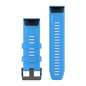 QuickFit® 26 Klockarmband Cyan Blue Silikon – Garmin