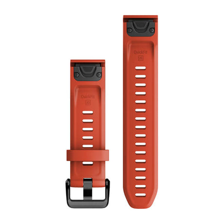 QuickFit® 20 Klockarmband Flame Red Silikon – Garmin