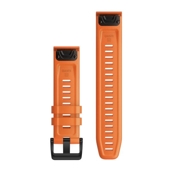 QuickFit® 22 klockarmband Ember Orange silikon – Garmin