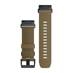 QuickFit® 26 Klockarmband Tactical Coyote Tan Nylon – Garmin