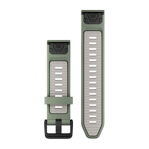 QuickFit® 20-remmar Willow/Fog Grey Silikon – Garmin