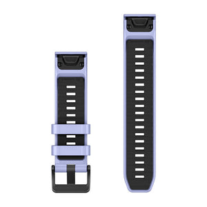 QuickFit® 22 Armband, Blueberry Silikon (Dykarset med 3 Delar) – Garmin
