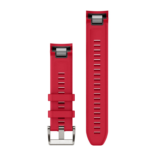 QuickFit® 22 klockarmband Plasma Red silikonarmband – Garmin