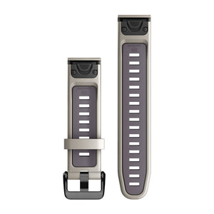 QuickFit® 20 Klockarmband Light Sand/Deep Orchid Silikon – Garmin