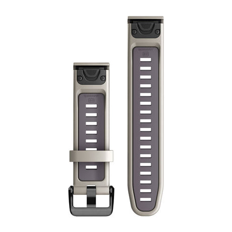 QuickFit® 20 Klockarmband Light Sand/Deep Orchid Silikon – Garmin