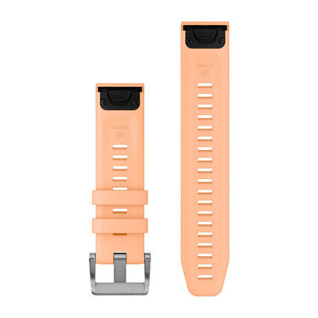 QuickFit® 22-remmar, Silikon i Shell Pink (Dykarset med 3 delar) – Garmin