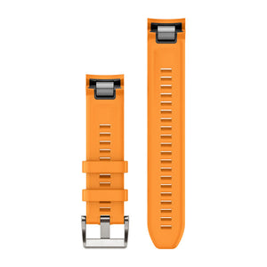 QuickFit® 22 klockarmband Spark Orange silikonarmband – Garmin