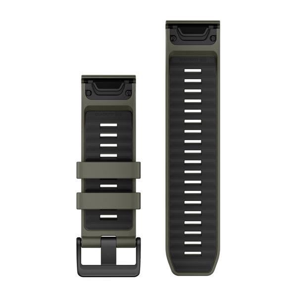 QuickFit® 26 Armband, Olive/Svart Silikon – Garmin