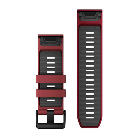 QuickFit® 26 Armband Marsala/Graphite Silikon – Garmin