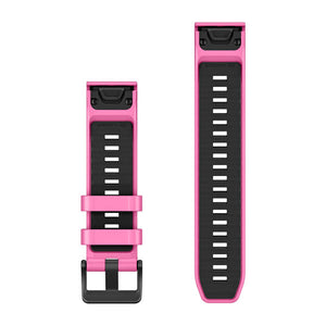 QuickFit® 22 Armband Pink Aurora Silikon (Dykarset Med 3 Delar) – Garmin