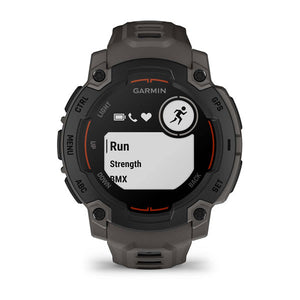 Instinct® E – 45 mm, Svart med Charcoal rem – Garmin