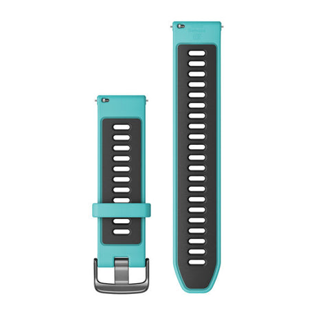 Snabbfäste Remmar (22 mm) Aqua/Svart Slate Hardware – Garmin