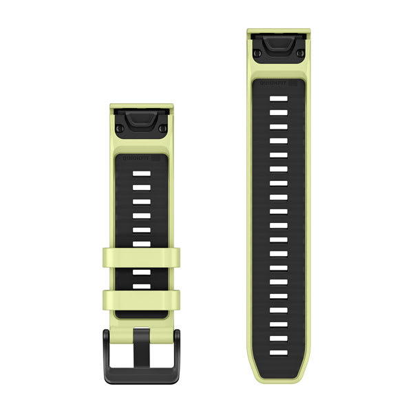 QuickFit® 22 Armband Citron Silikon (Dykarset med 3 delar) – Garmin