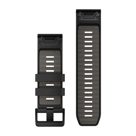 QuickFit® 26-remmar Svart/Pebble Grey Silikon – Garmin