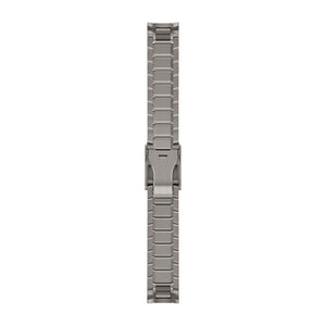 QuickFit® 22 Klockarmband, Härdad Länkad Titanlänk – Garmin