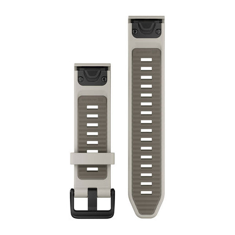 QuickFit® 20 Armband Fog Grey/Dark Sandstone Silikon – Garmin