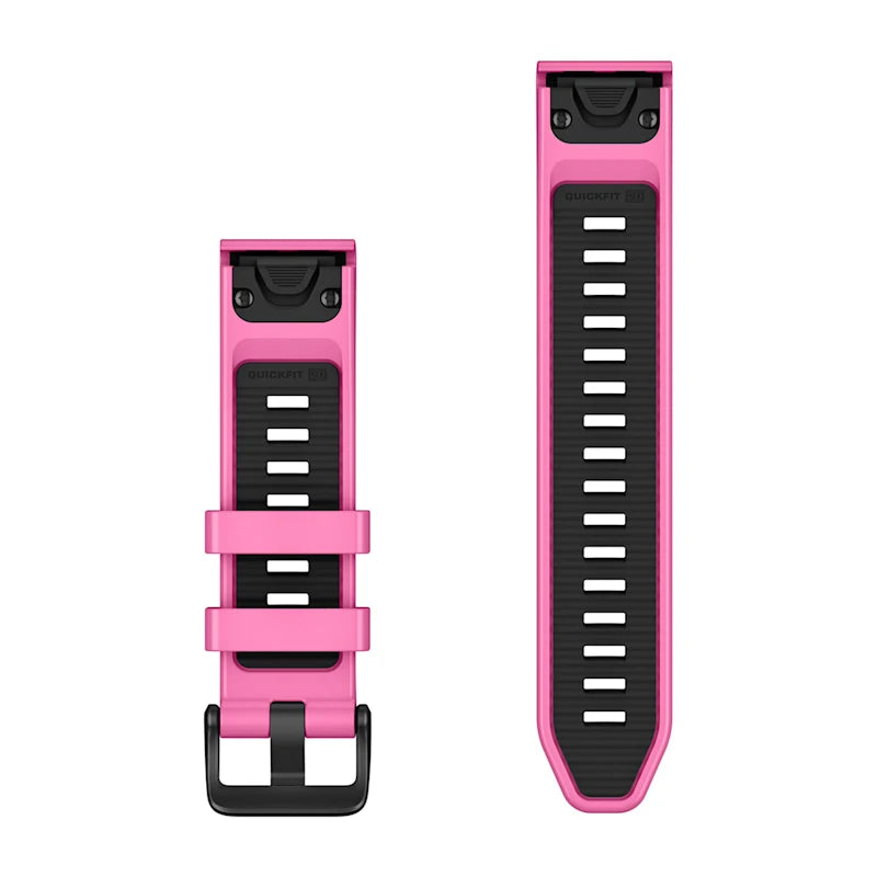 QuickFit® 20 remme, Pink Aurora silikone (Dykkersæt med 3 dele) 2