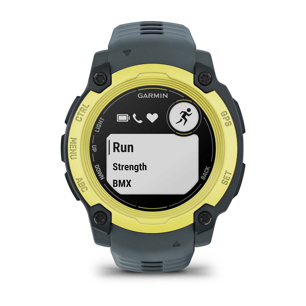 Instinct® E – 40 mm, Electric Lime med Twilight-rem – Garmin