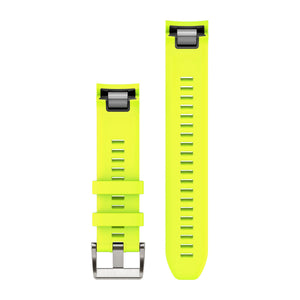 QuickFit® 22 armband, Amp Yellow silikonarmband – Garmin