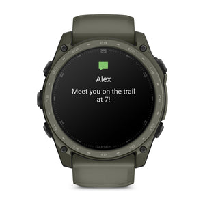 tactix® 8 – 51 mm, AMOLED, Cerakote®-beläggning, Inklusive Applied Ballistics Ultralight™ Solver och Olive Cerakote®-beläggning – Garmin